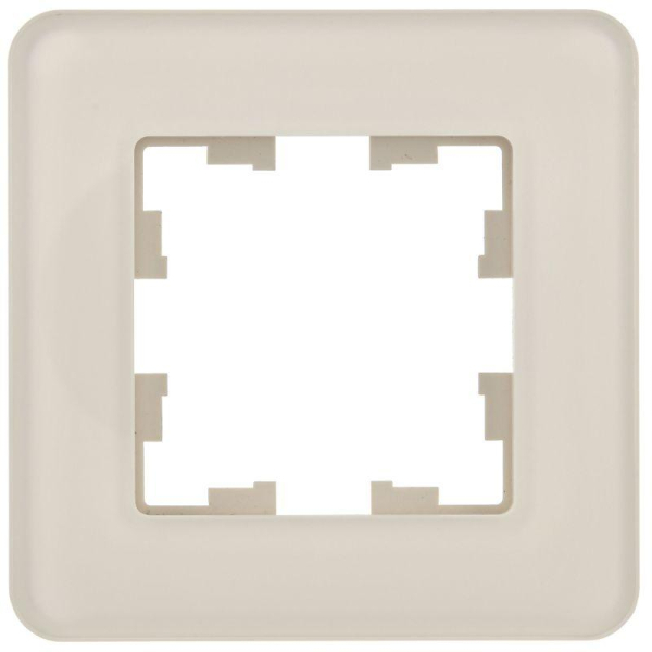 Рамка 1-м BRITE РУ-1-2-Бр стекло песчан. RE IEK BR-M12-G-41-K98