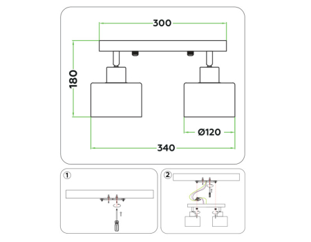Спот Ambrella Light TR8142