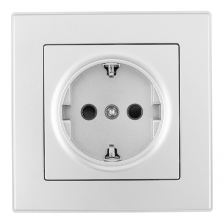 Розетка Arte Milano SET06-1-40-1 silver