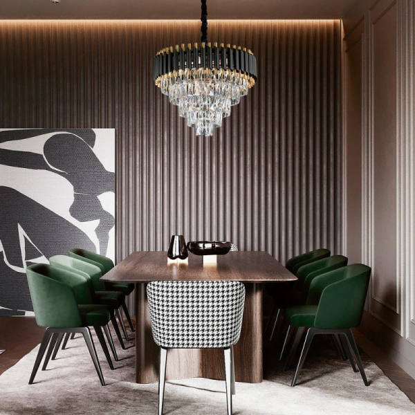 Подвесная люстра MODELUX ML.7010.9 BK