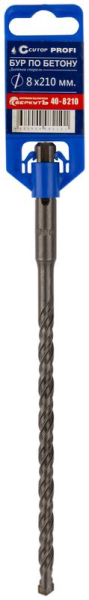 Бур по бетону Profi двойн. резьба SDS-Plus 8х210мм Cutop 40-8210
