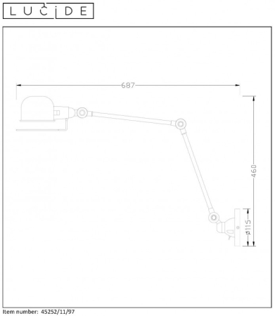 Бра LUCIDE 45252/11/97