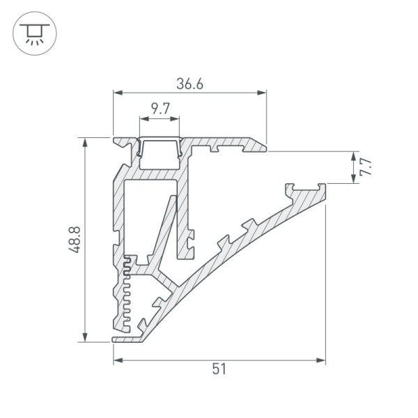 Профиль Arlight 060498