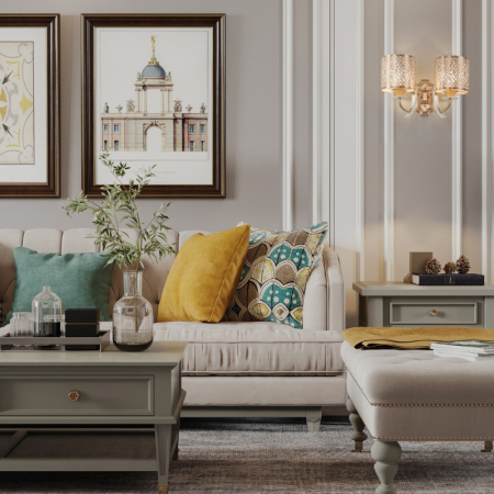 Бра Arte Milano 306067/2W Wh/Gd