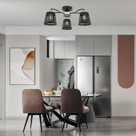 Накладная люстра Arte Milano 328207/3 BK.CR