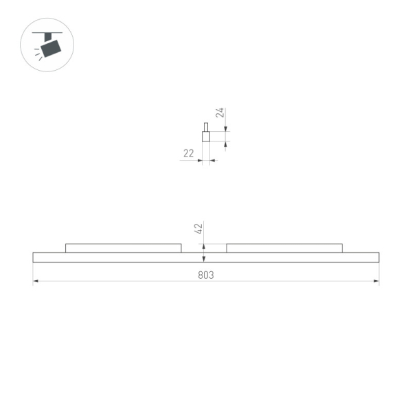 Светильник на шине Arlight 060475