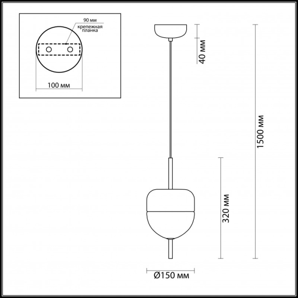 Подвесной светильник Odeon Light 4621/12L