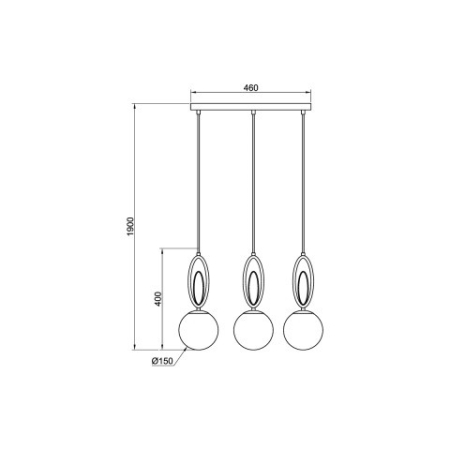 Подвесная люстра Vele Luce VL5853P03