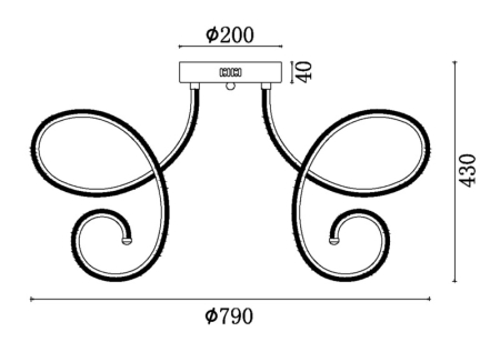 Накладная люстра Freya FR6044CL-L114G