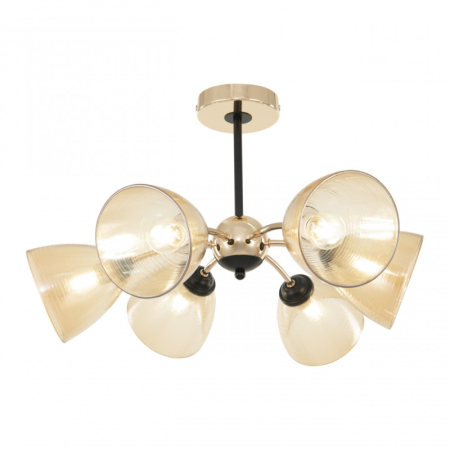 Люстра на штанге Arte Milano 329007/3+3 GD.BK