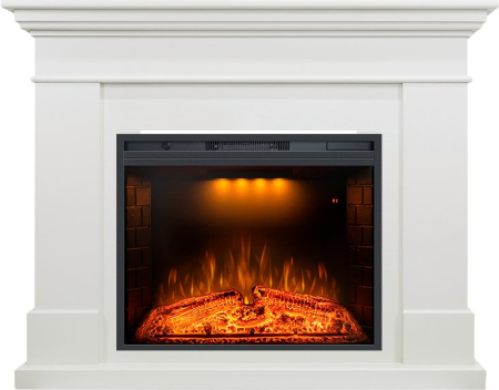 Royal Flame Каминокомплект California - Белый с очагом Emerald 28