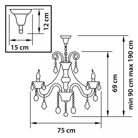 Подвесная люстра Lightstar 710082