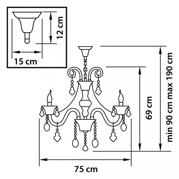 Подвесная люстра Lightstar 710082