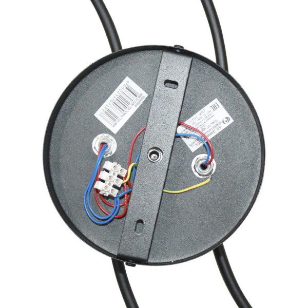 Светильник "Стиль" 131 (Плафон 8498) НПБ 01-3х60-178 Е27 (ИМ) потолочный черн. Элетех 1005405038