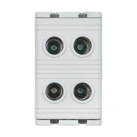 Клемма силовая вводная двойн. КСВ 16-50кв.мм сер. EKF plc-kvs2-16-50-grey