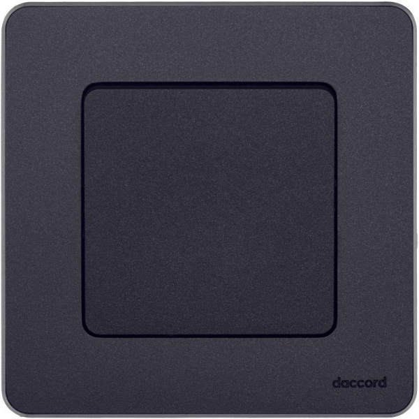 Выключатель кнопочный Inspiria 6А 250В без фиксации НО/НЗ механизм антрацит IEK 673693