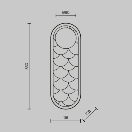 Бра Maytoni MOD473WL-L20BSK