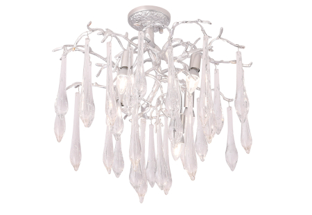 Crystal Lux Люстра Crystal Lux REINA PL5 D600 SILVER PATINA