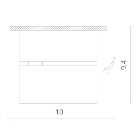 Накладной светильник Divinare 1295/03 PL-1
