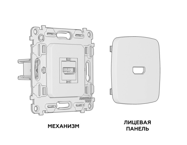 Розетка Ambrella Volt MO614010