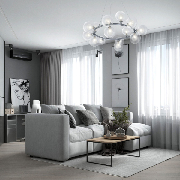 Подвесная люстра MODELUX MS.6030.15 SL