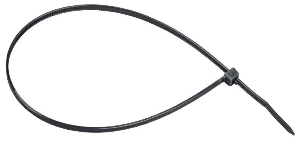 Хомут 4.8х370мм P6.6 съемный черн. (уп.100шт) IEK UHH13-D048-370-100-K02