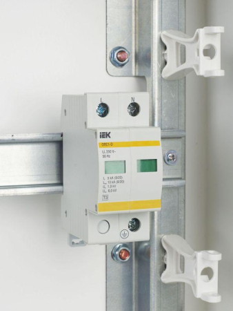 Ограничитель перенапряжения ОПС1-D 2P KARAT IEK MOP20-2-D