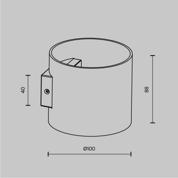 Бра Maytoni Technical C066WL-01W
