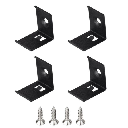 Держатель SL-KANT-H20 BLACK металл (комплект) Arlight 049421