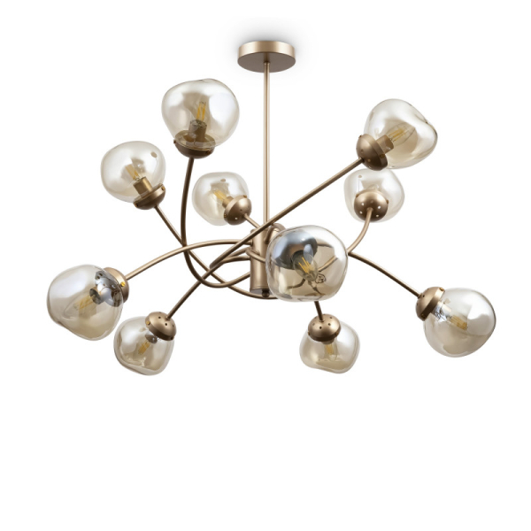 Люстра на штанге Freya FR8017PL-10MG