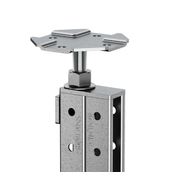 Стойка фальшпола двойная L1575мм регулировка 1545-1605мм DKC STD1575