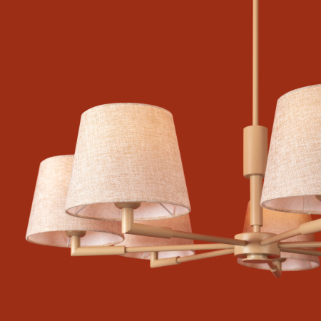 Люстра на штанге Freya FR2057PL-07BG