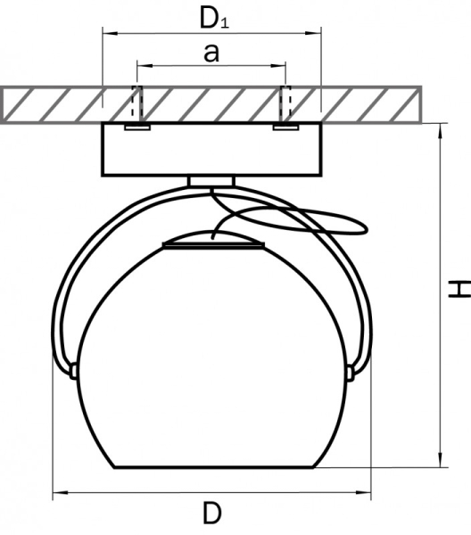 Накладной светильник Lightstar 110544