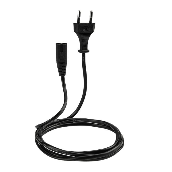 Шнур сетевой, вилка СЕЕ 7/16 - разъем IEC 320 C7, кабель 2x0,5 мм², длина 1,8 метра (PE пакет) REXANT