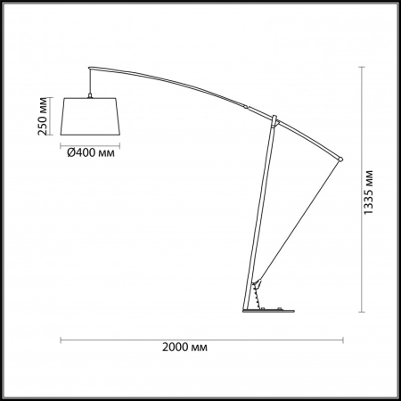 Торшер Odeon Light 4061/1F