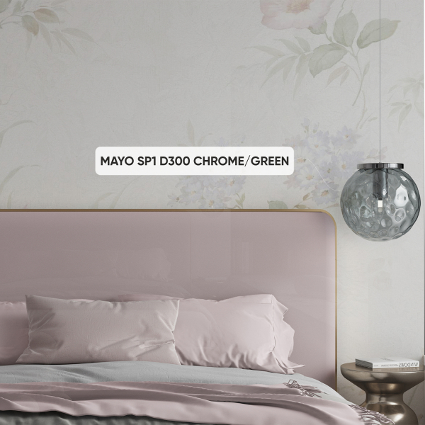 Crystal Lux Светильник подвесной Crystal Lux MAYO SP1 D300 CHROME/GREEN