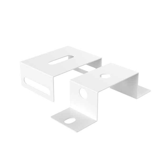 Скоба для накладного монтажа Trade Linear 65x60 (комплект 2шт) чёрная