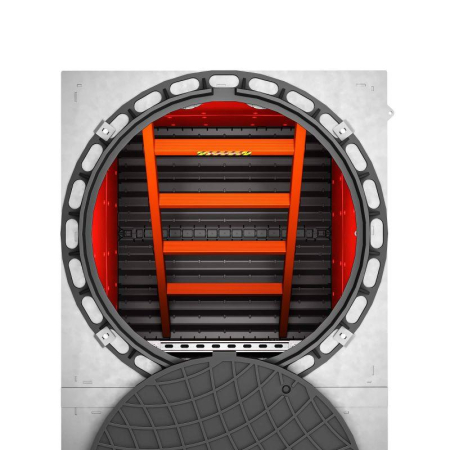 Лестница диэлектрическая H=1.3м стеклопластик. DKC SDF1342