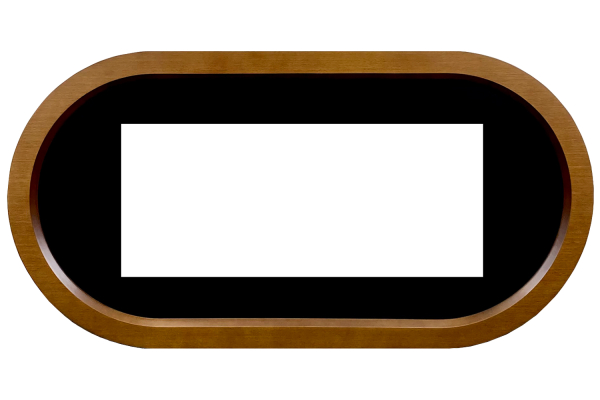 Royal Flame Каминокомплект Ellipse - Орех (ширина 1450 мм) с очагом Vision 42 LOG LED