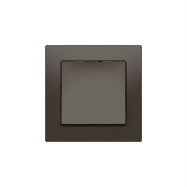 Выключатель 1-кл. AtlasDesign (сх. 1) 10AX быстрозажим. клем. в сборе мокко SE ATN000612S