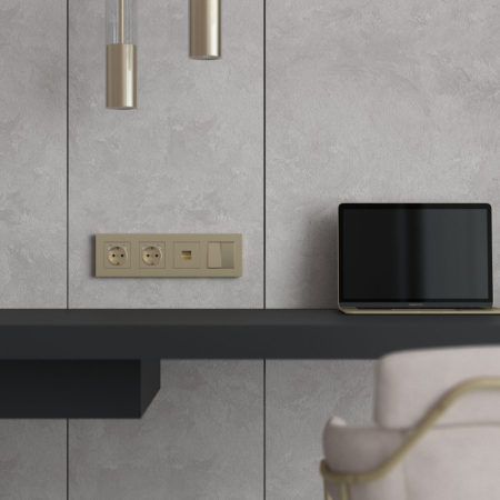 Рамка Werkel W0042911 шампань софт