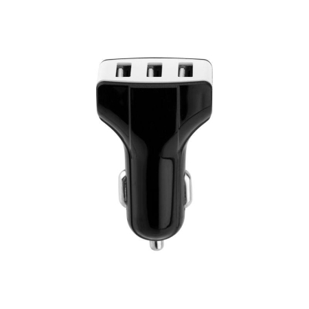 Зарядное устройство в прикуриватель REXANT 3 x USB, 1000mA, черное