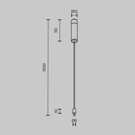 Подвесной комплект Maytoni Technical CA009PM-BS