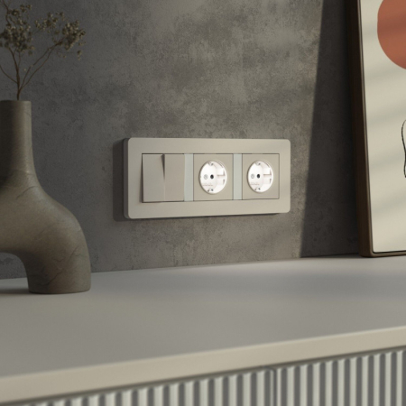 Розетка Werkel W1171462 айвори матовый