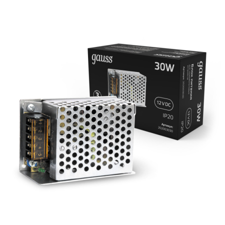Блок питания для светодиодной ленты Gauss 202003030
