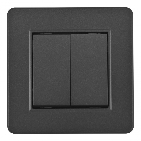 Выключатель Arte Milano SET16-1-30-2 black