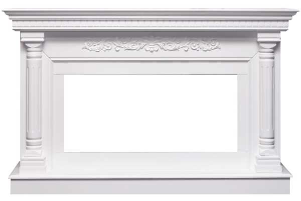 Royal Flame Каминокомплект Sicilia - Белый (Ширина 1530мм) с очагом Vision 42 LOG LED