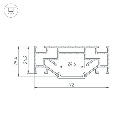 Профиль Arlight 040060