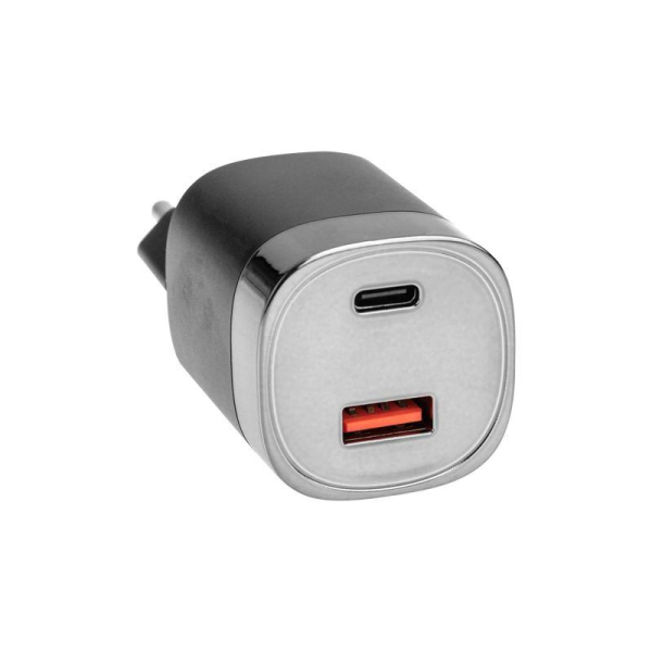 Устройство зарядное сетевое USB QC (30W) + Type C PD (33W) с дисплеем Rexant 18-2224