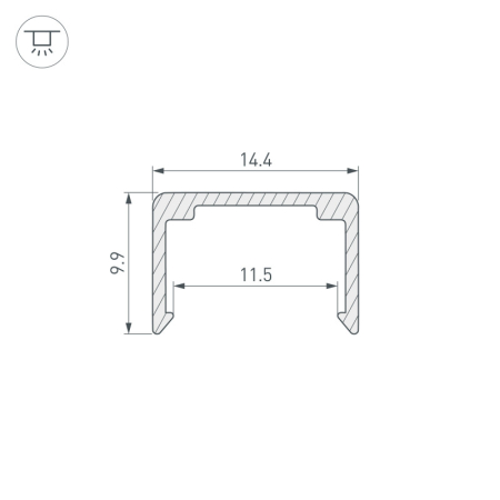 Профиль Arlight 062505